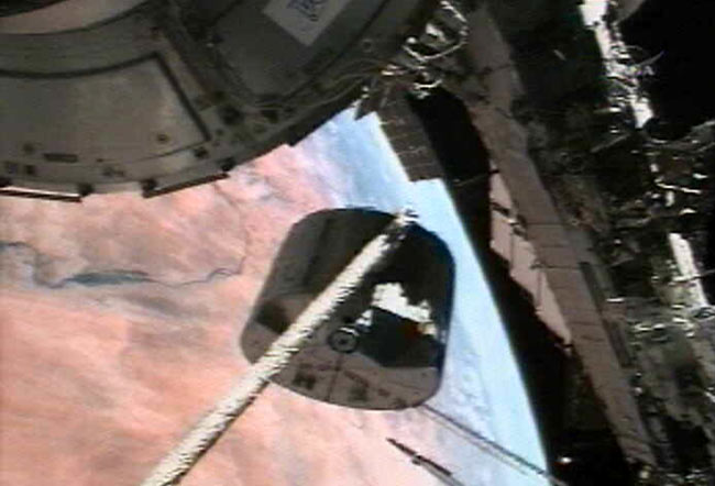 Space Station Astronauts Open New Japanese Room